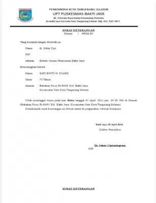 Jasa Pengurusan Surat Kematian Ciputat Bintaro Tangsel